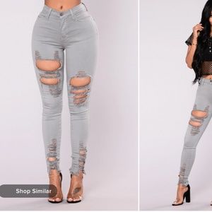 Fashion nova Tell your boy bye jeans